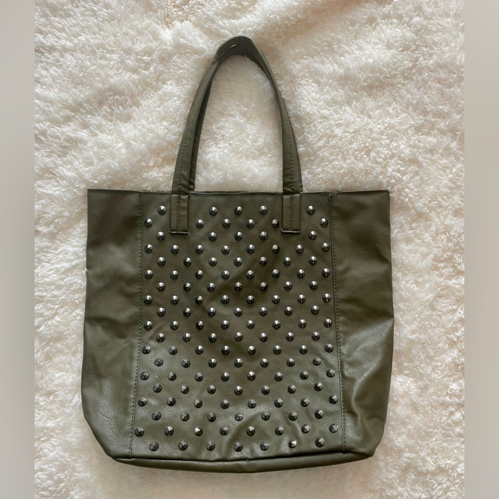 Unbranded Hunter Green, Studded Tote